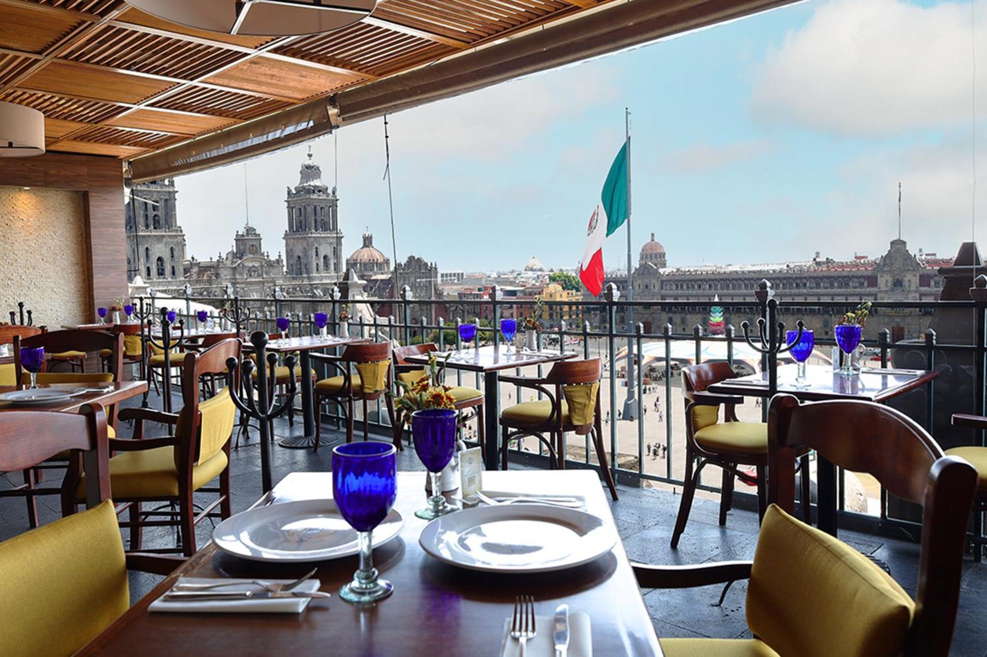 Gran Hotel Ciudad De Mexico Zocalo View מראה חיצוני תמונה Restaurant Azul Osteria del Palace Hotel