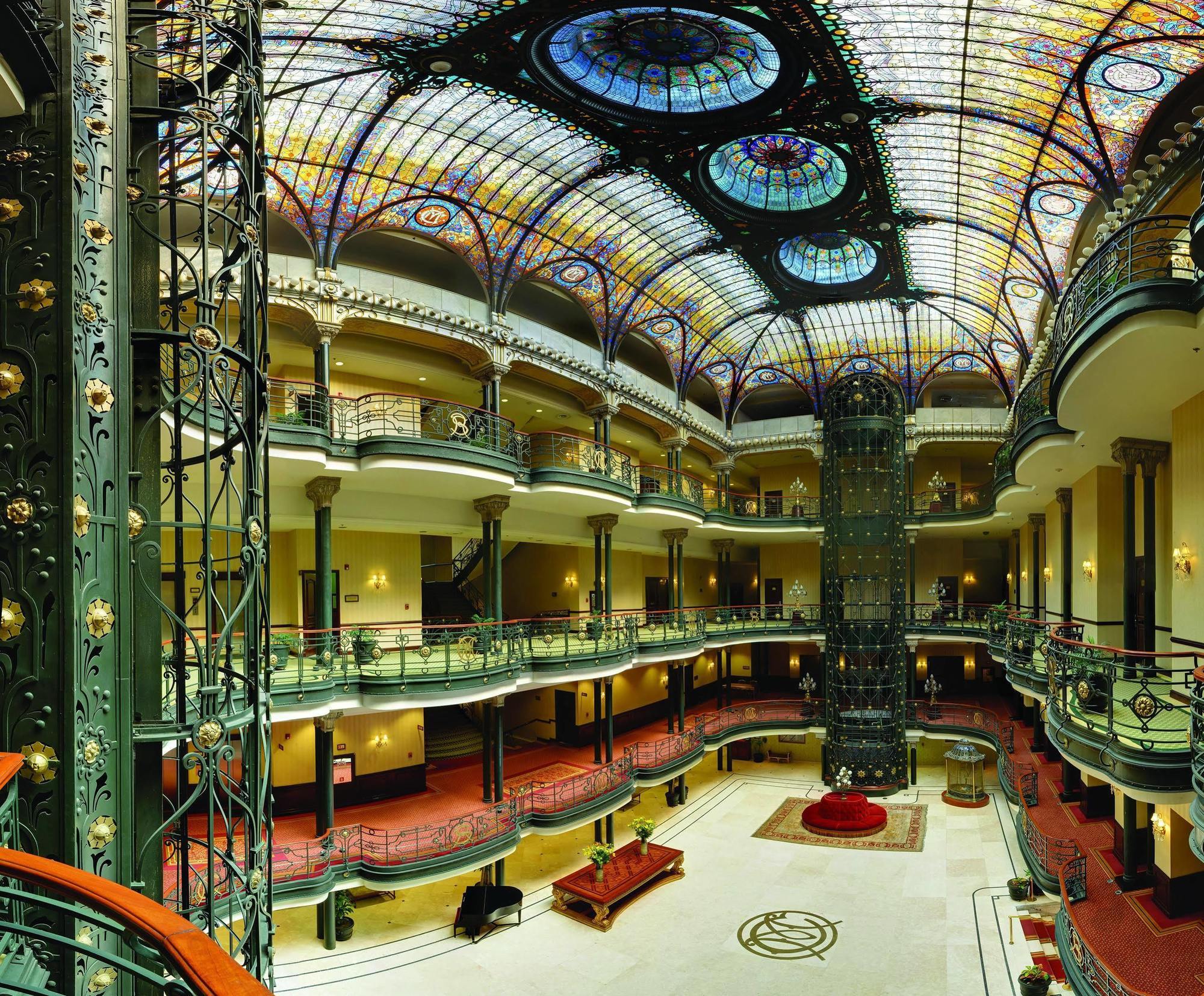 Gran Hotel Ciudad De Mexico Zocalo View מראה חיצוני תמונה The interior of the hotel