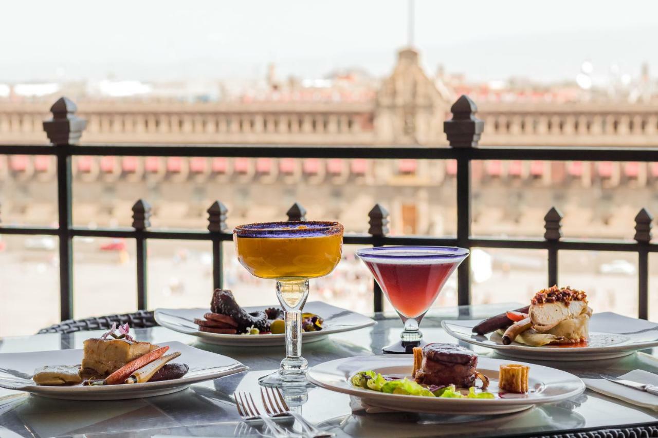 Gran Hotel Ciudad De Mexico Zocalo View מראה חיצוני תמונה Cocktails at the Sky Bar